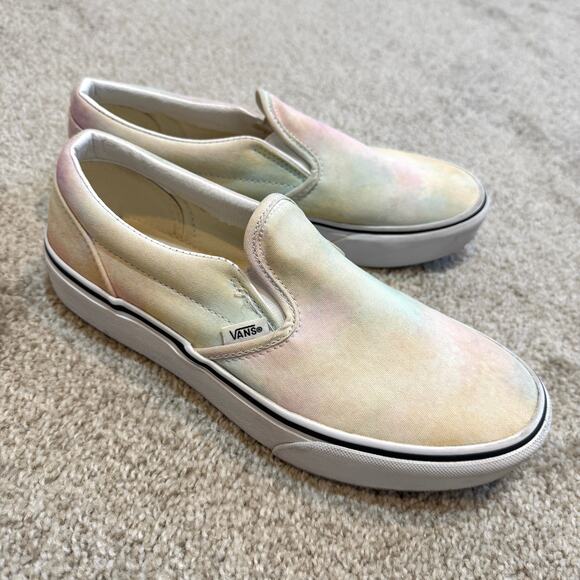 Vans 7 juniors casual slip on sneaker rainbow ombre multi color 2590 - Picture 12 of 12